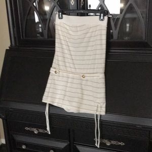 White & gold striped jumper Juicy Couture